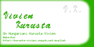 vivien kurusta business card